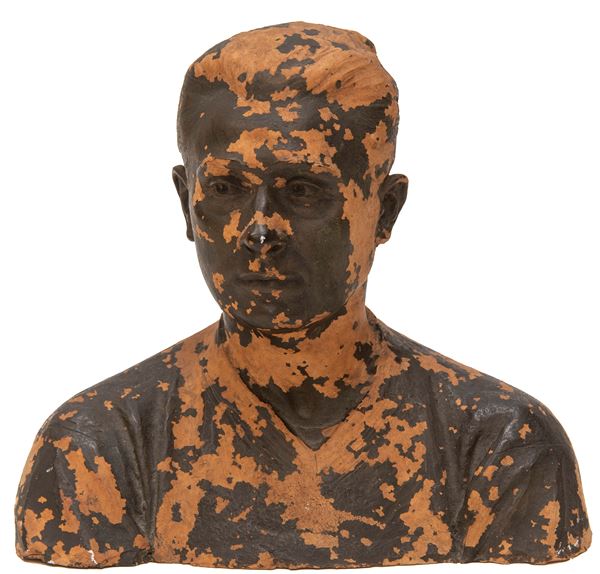 BUSTO DI UOMO IN TERRACOTTA