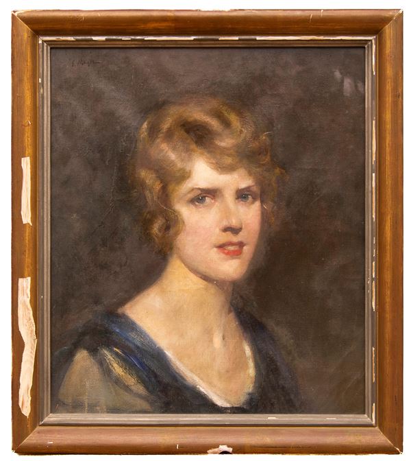 DIPINTO DONNA DI SCUOLA EUROPEA