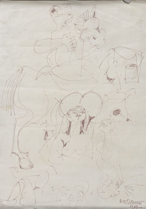 DISEGNO A CHINA DI GIOVANNI DE SIMONE
