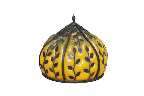 PARALUME IN OPALINE, FRANCIA STILE ART NOVEAU