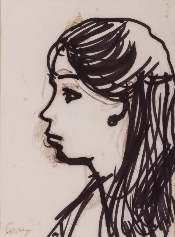 PROFILO DI DONNA DI MANLIO SARRA