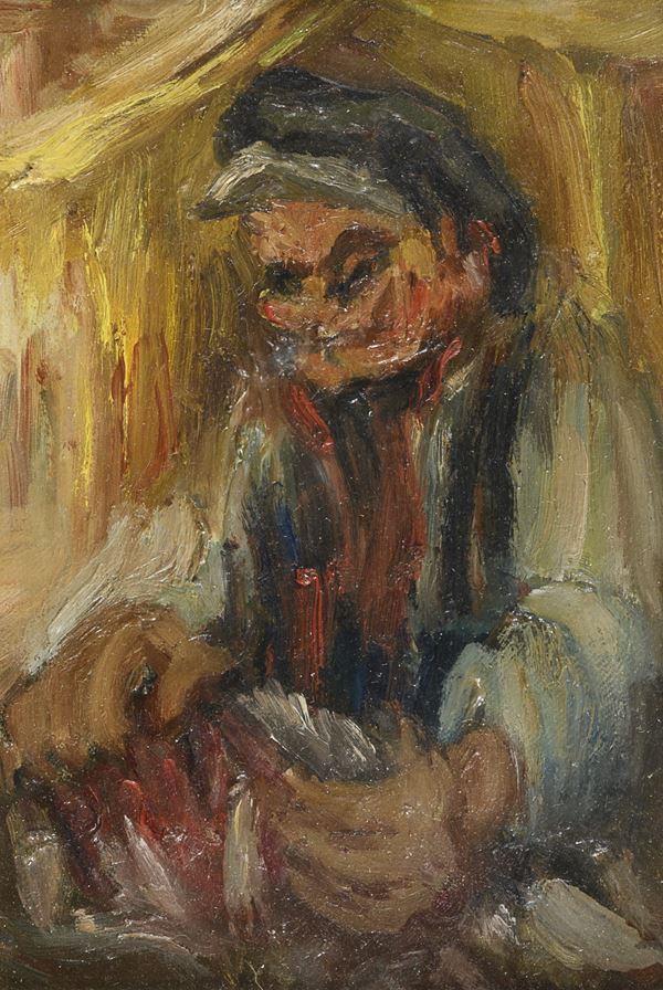 DIPINTO RITRATTO DI ANZIANO