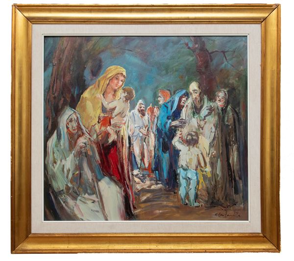 DIPINTO NATIVITÁ F.TO CIARAMELLA