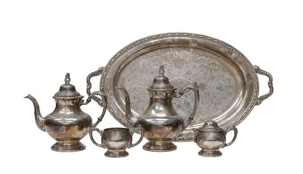 SERVIZIO DA TÈ IN SILVERPLATED, SHERRILL STATI UNITI