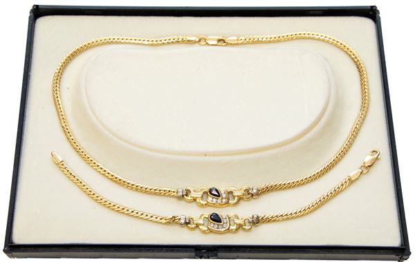 PARURE IN ORO E BRILLANTI