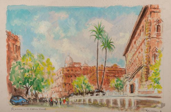 TECNICA MISTA ROMA VIA VENETO