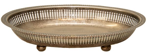 VASCHETTA IN METALLO ARGENTATO, XX SECOLO