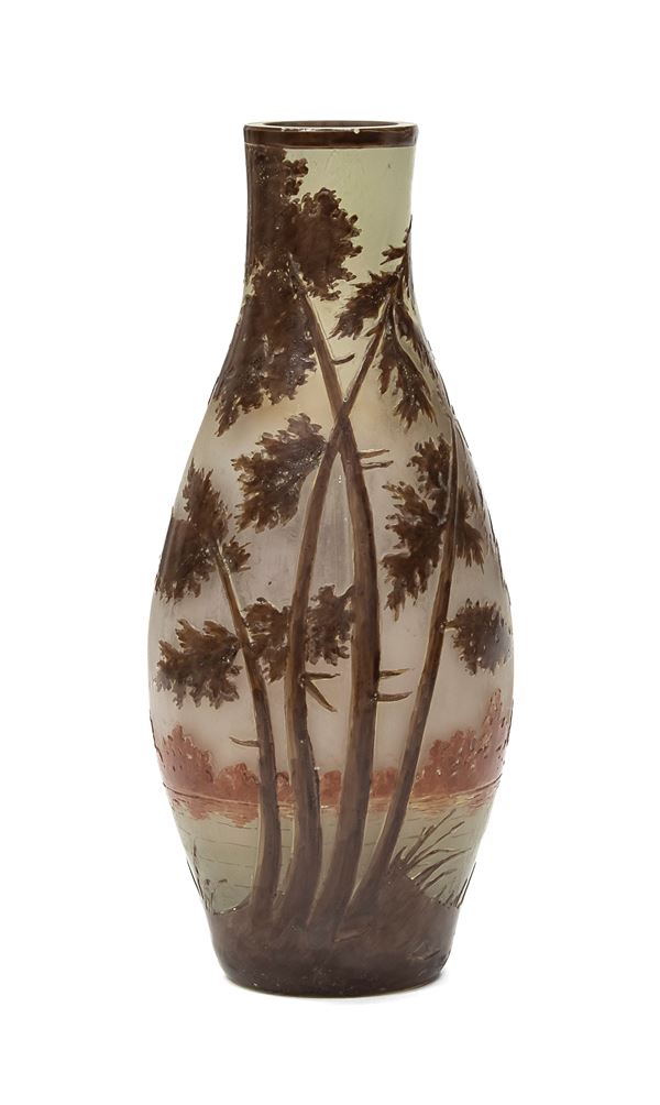 VASO IN VETRO, THOUVENIN INIZIO NOVECENTO