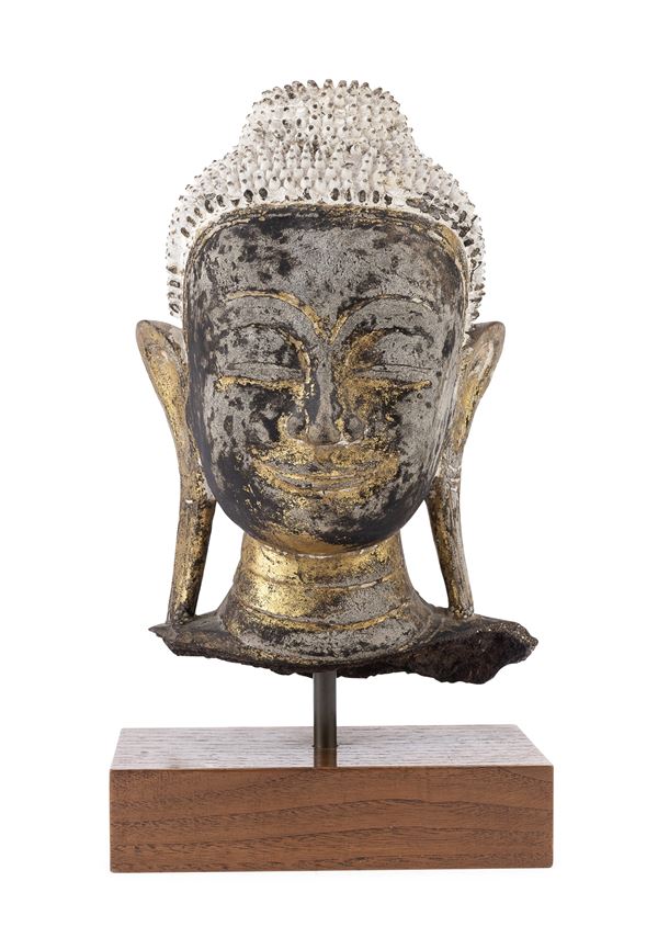 TESTA IN LEGNO, TAILANDIA XX SECOLO