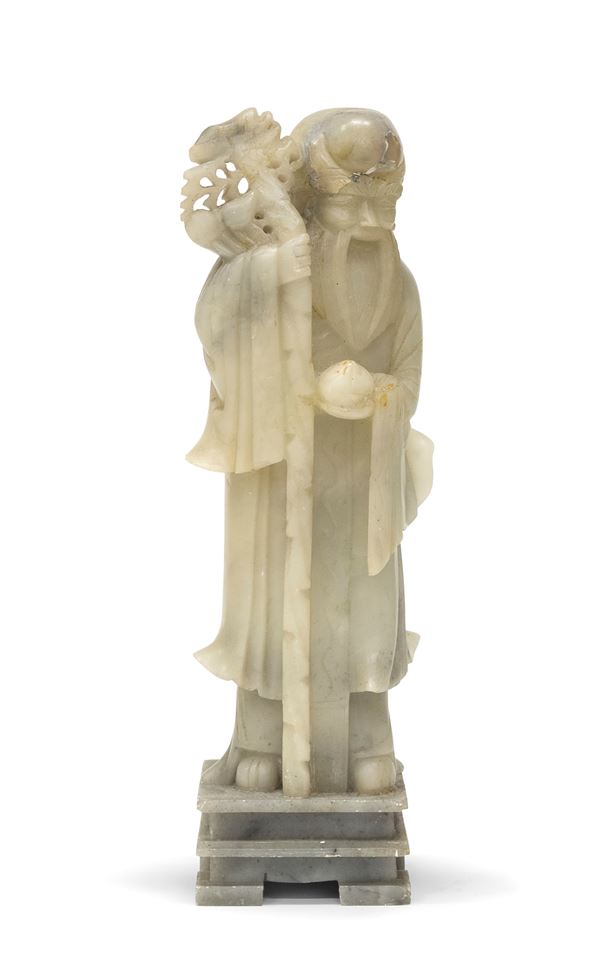 SCULTURA IN PIETRA SAPONARIA, CINA XX SECOLO