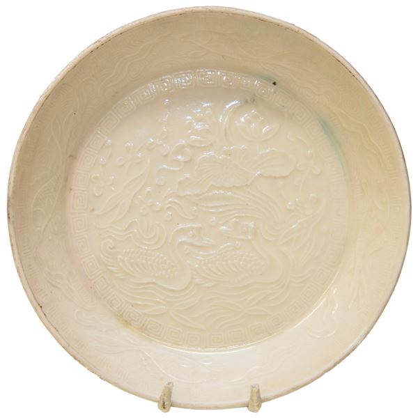 PIATTINO IN CERAMICA, CINA PERIODO QING