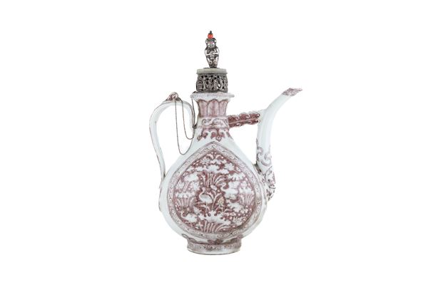 TEIERA IN PORCELLANA, CINA PERIODO QING