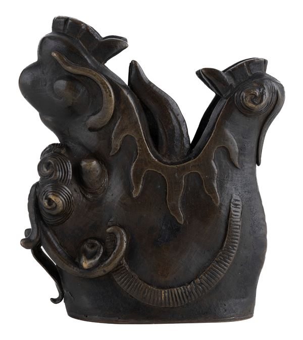SCULTURA IN BRONZO, CINA XIX SECOLO