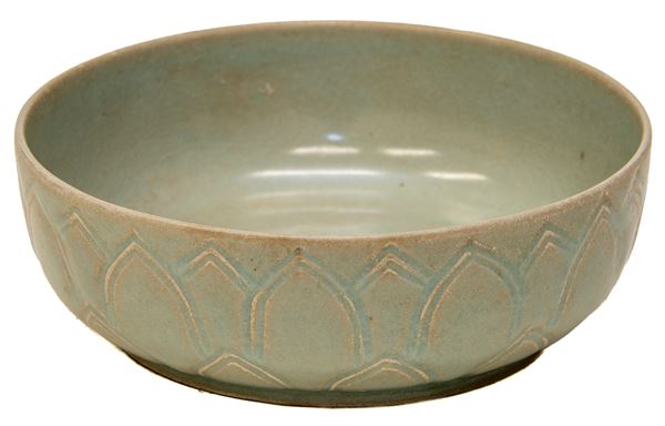 CIOTOLA IN CERAMICA CELADON, CINA INIZI XX SECOLO