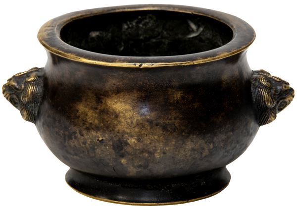 CALAMAIO IN BRONZO, CINA INIZI XX SECOLO