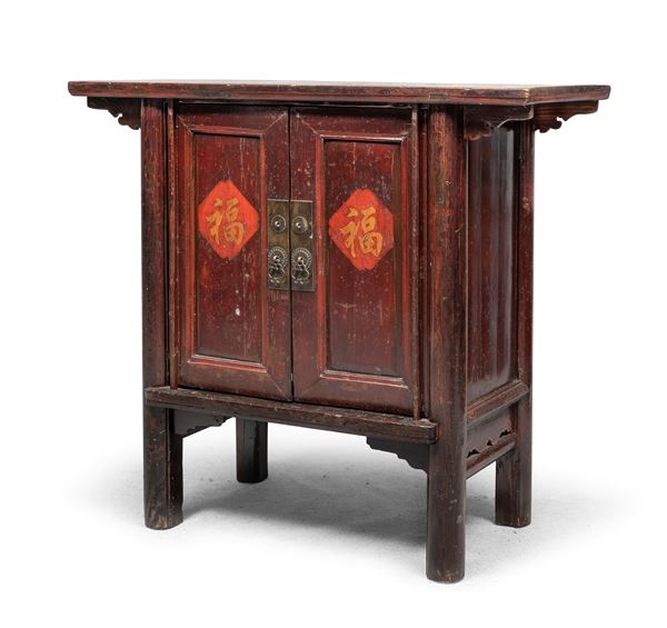 CREDENZA IN LEGNO DI YUMO, CINA XIX SECOLO