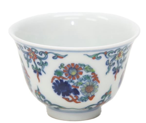 TAZZINA DA SAKÈ IN PORCELLANA, CINA XX SECOLO