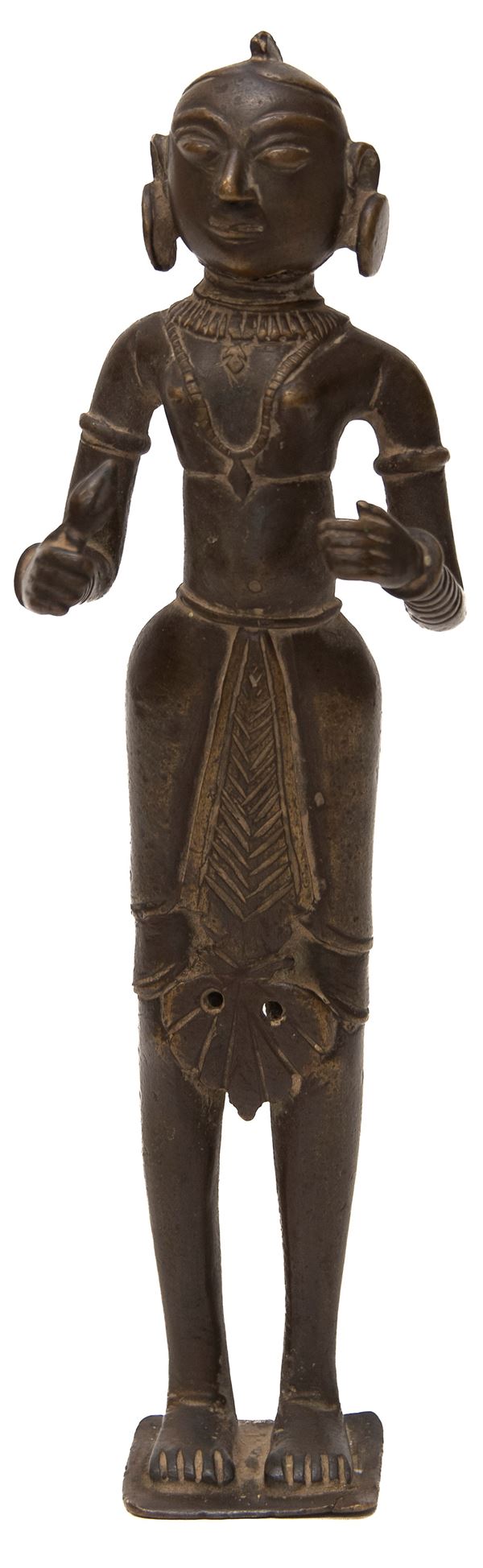 DIVINITÁ FEMMINILE IN BRONZO, INDIA INIZI XX SECOLO