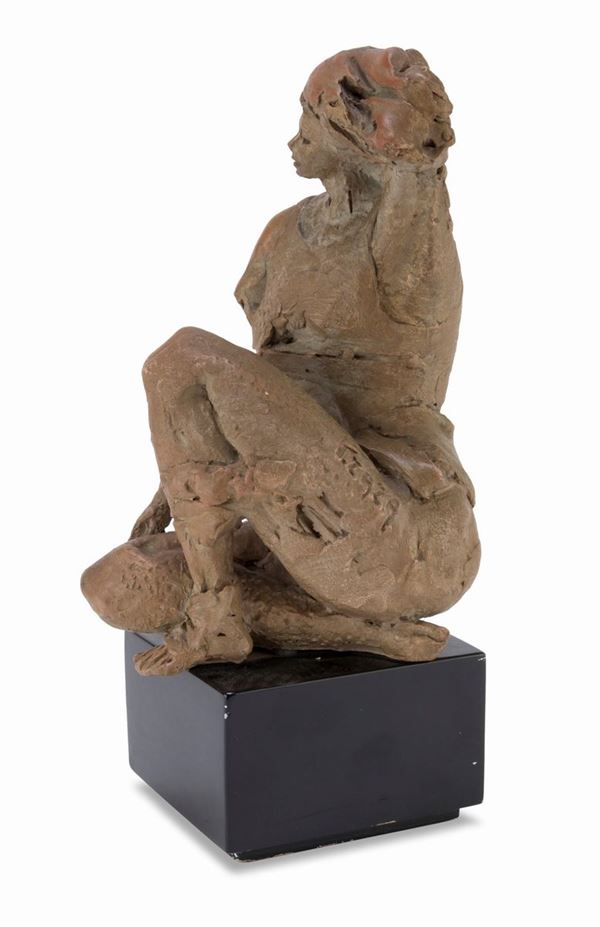 SCULTURA TERRACOTTA DONNA