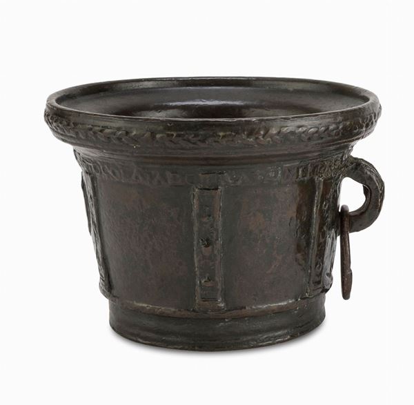 MORTAIO IN BRONZO XV SECOLO