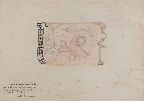 DISEGNO ASTRATTO F.TO  CARTA