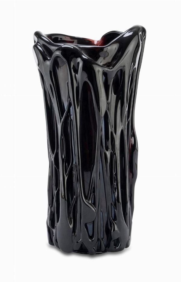 GRANDE VASO IN VETRO DI ENRICO CAMOZZO