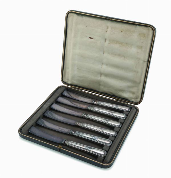 SEI COLTELLINI IN SILVERPLATED, REGNO UNITO