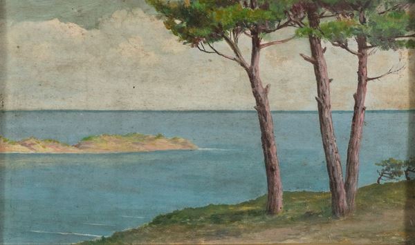 DIPINTO SCORCIO DI MARE DI SALVATORE TOPI