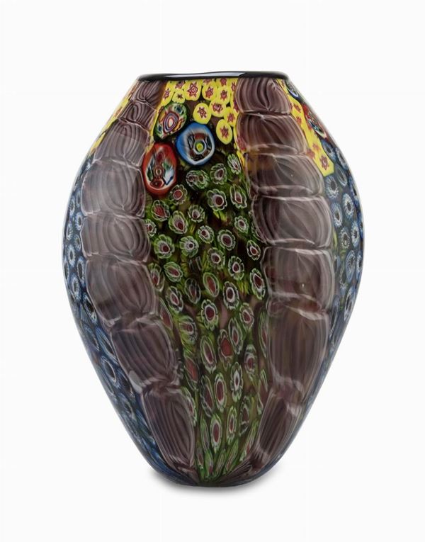 GRANDE VASO TOSO MURANO