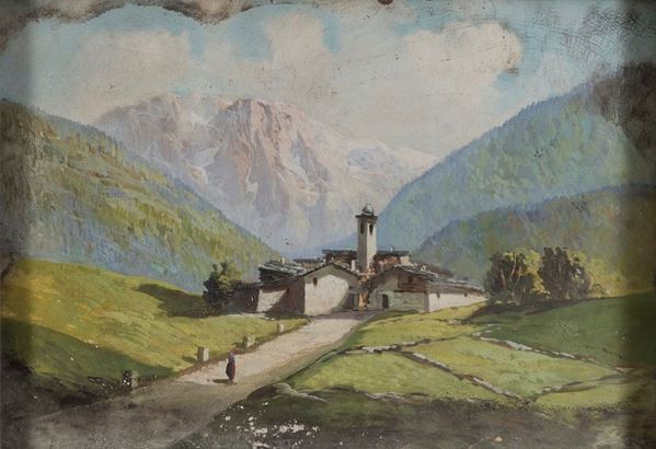3831 - PASTELLO A CERA SU CARTONCINO F.TO FESTA, 1983 MISURE CM. 50 X 70