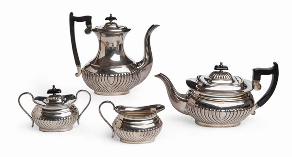 SERVIZIO DA T&#200; E CAFF&#200; IN SILVERPLATED, PUNZONE SHEFFIELD