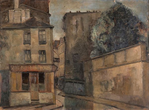 DIPINTO PARIGI F.TO ENRICO FONDA