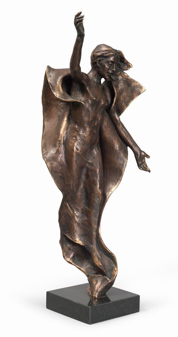 SCULTURA BRONZO CRISTO