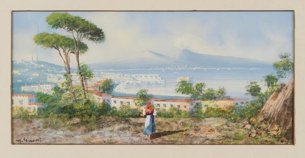 VEDUTA DI NAPOLI DI M. GIANNI