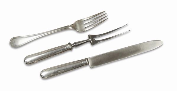 SET DA ARROSTO IN ARGENTO