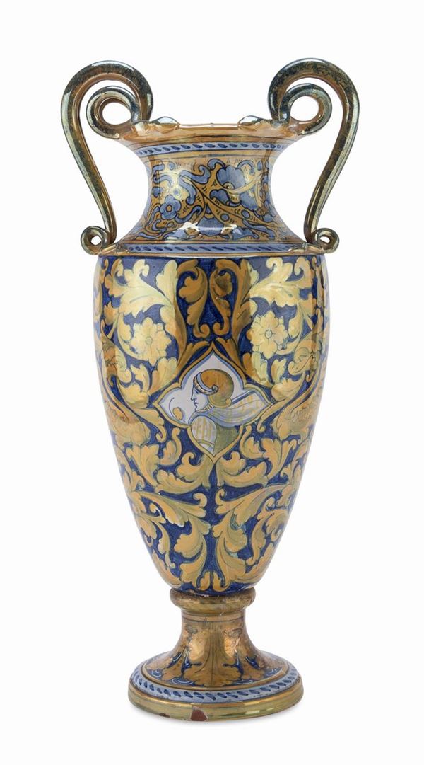 VASO IN CERAMICA A LUSTRO DI GUALDO TADINO