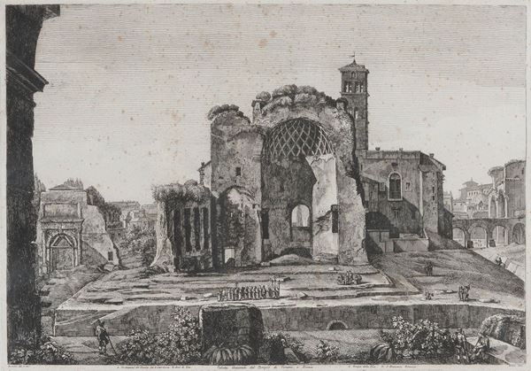 INCISIONI MONUMENTI ANTICHI LUIGI ROSSINI