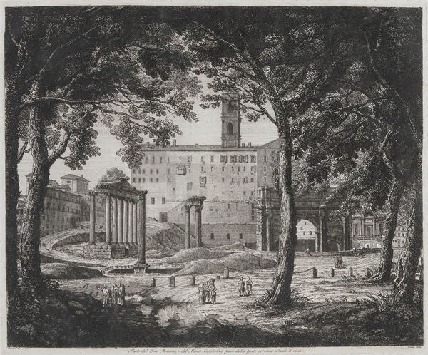 COPPIOA DI INCISIONI MONUMENTI ANTICHI LUIGI ROSSINI