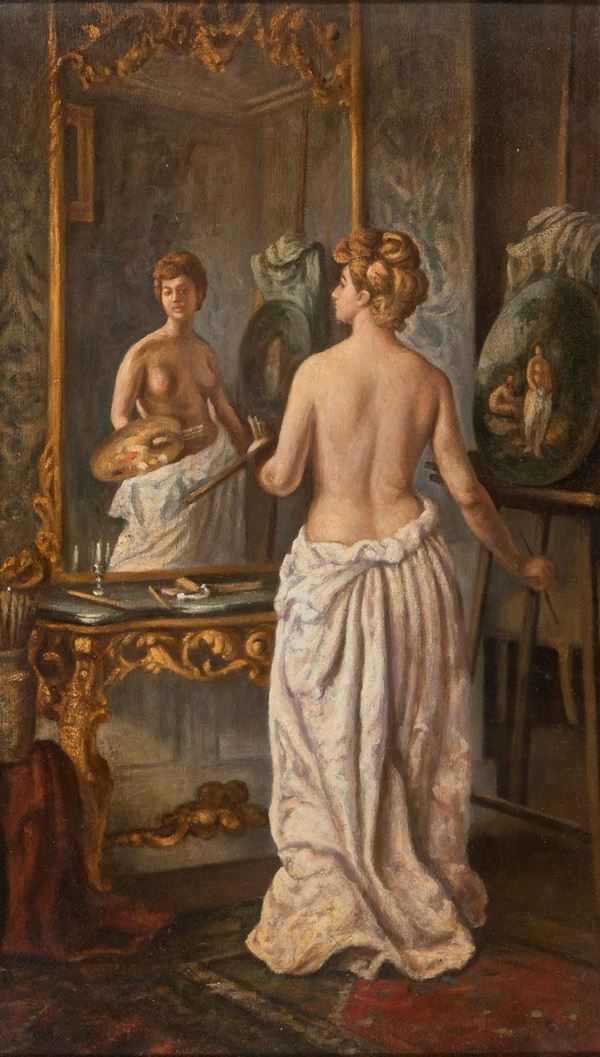 DIPINTO ALLEGORIA DELLA PITTURA
