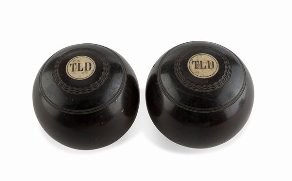DUE PALLE DA BOWLING