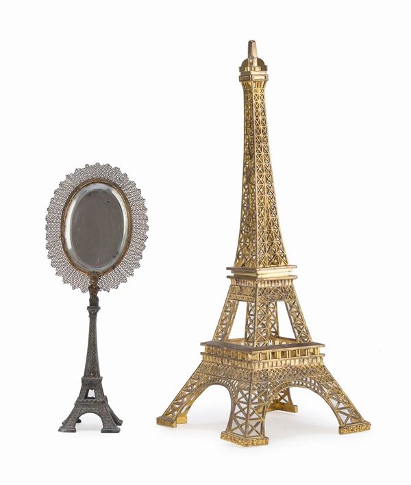 DUE MODELLINI DELLA TORRE EIFFEL