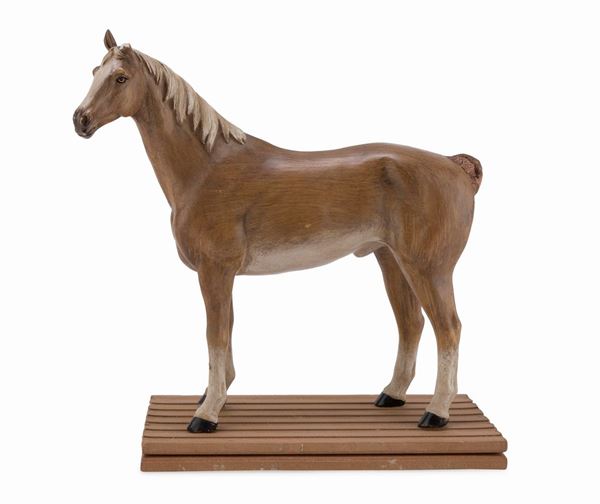 CAVALLO IN LEGNO LACCATO