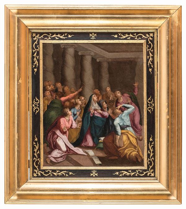 DIPINTO BIBLICO DI PITTORE MANIERISTA TOSCANO