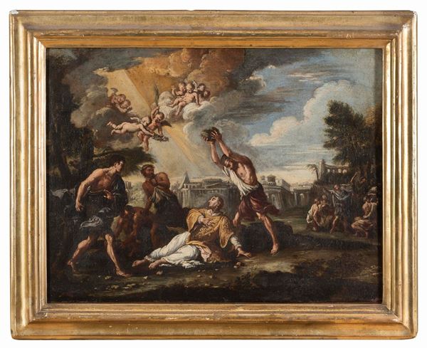 DIPINTO SANTO STEFANO DI FILIPPO LAURI