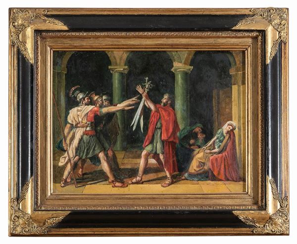 DIPINTO GIURAMENTO DEGLI ORAZI