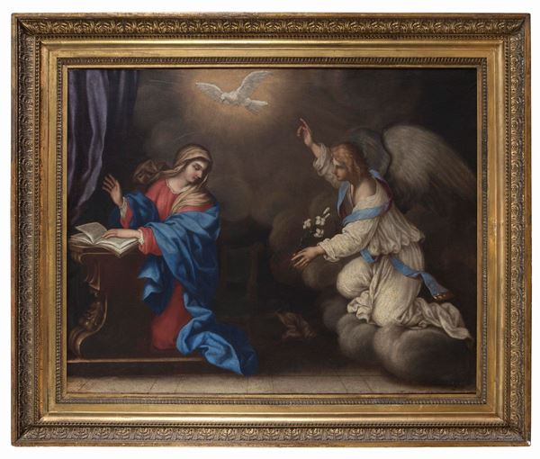 ANNUNCIAZIONE BOTTEGA DI GIOVANNI FRANCESCO ROMANELLI