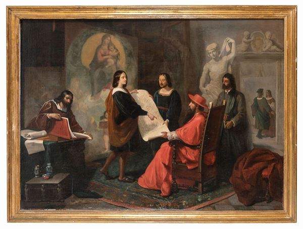 DIPINTO DI RAFFAELLO E GIULIO DE' MEDICI