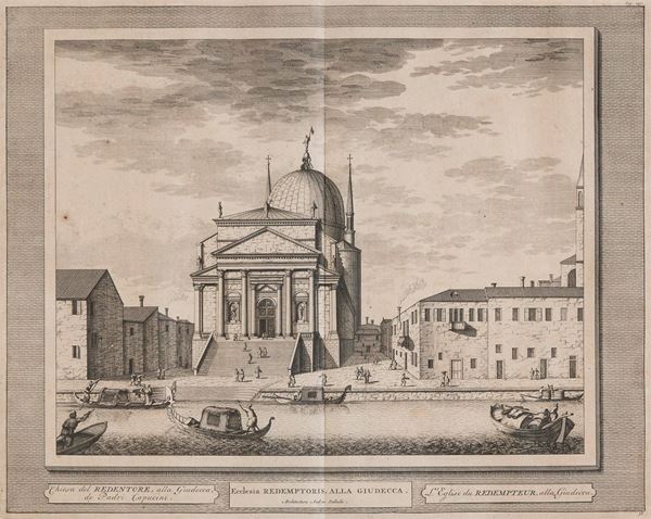 INCISIONE CHIESA DEL REDENTORE ALLA GIUDECCA
