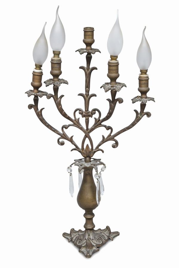 CANDELABRO IN BRONZO