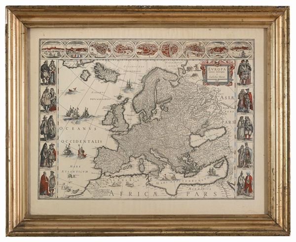 COPPIA DI INCISIONI GEOGRAFICHE